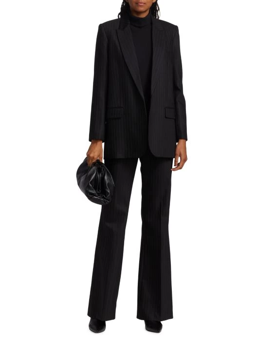 Nili Lotan Diane Single-Breasted Pinstriped Blazer 3 Nili Lotan Diane Single-Breasted Pinstriped Blazer - Image 2