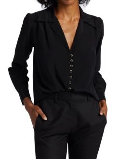 Nili Lotan Charolette Silk Blouse -Nili Lotan And Workman Publishing Sales unnamed file 1015