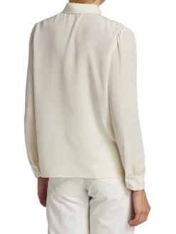 Nili Lotan Carmen Silk Ruffle Shirt -Nili Lotan And Workman Publishing Sales unnamed file 1042