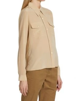 Nili Lotan Ninette Silk Crepe De Chine Shirt -Nili Lotan And Workman Publishing Sales unnamed file 1048