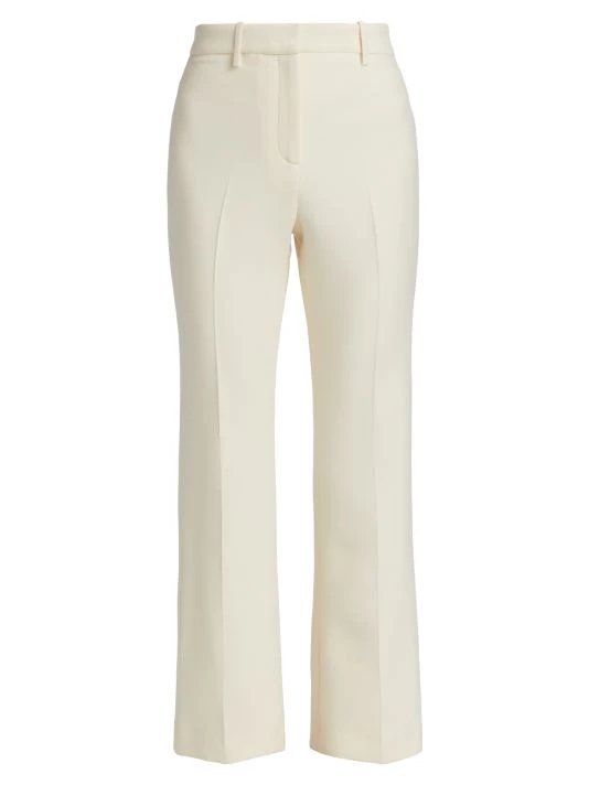 Nili Lotan Corette Cropped Flare Pants Ivory 5 Nili Lotan Corette Cropped Flare Pants Ivory - Image 3