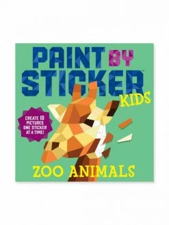 Workman Publishing Paint By Sticker Kids- Zoo Animals For Kids