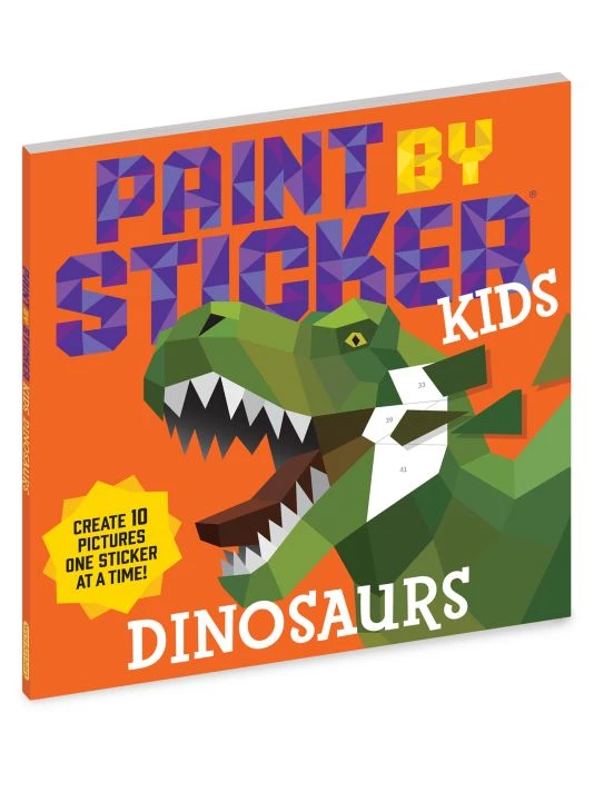 Workman Publishing Paint By Sticker Kids: Dinosaurs For Kids 3 Workman Publishing Paint By Sticker Kids: Dinosaurs For Kids