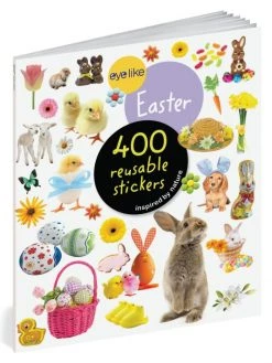 Workman Publishing Reusable Easter Stickers For Kids