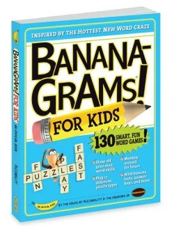 Workman Publishing Bananagrams For Kids Puzzle Book For Kids