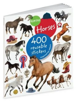 Workman Publishing Eyelike Stickers: Horses Book For Kids