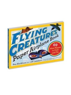 Workman Publishing Flying Creatures Paper Airplane Book For Kids