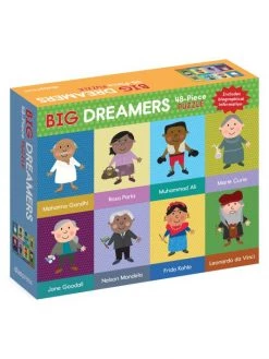 Workman Publishing Big Dreamers 48-Piece Puzzle For Kids