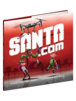 Workman Publishing Santa.Com Christmas Book For Kids