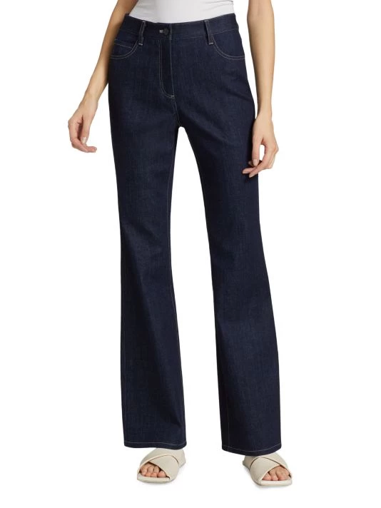 Nili Lotan Corette High-Rise Stretch Flare Jeans 5 Nili Lotan Corette High-Rise Stretch Flare Jeans - Image 3
