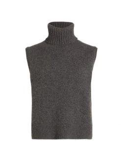 Nili Lotan Arthur Sleeveless Turtleneck Sweater