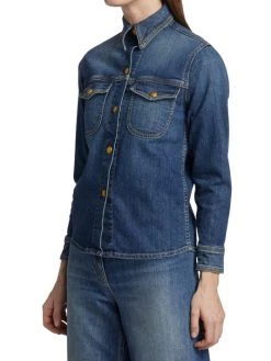 Nili Lotan Olympe Stretch Denim Jacket -Nili Lotan And Workman Publishing Sales unnamed file 175