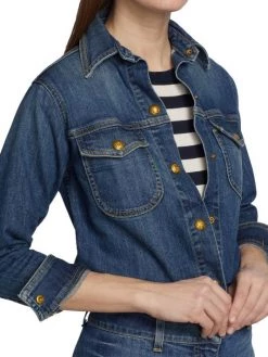 Nili Lotan Olympe Stretch Denim Jacket -Nili Lotan And Workman Publishing Sales unnamed file 177