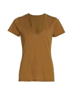 Nili Lotan Carol V-Neck T-Shirt Ecru -Nili Lotan And Workman Publishing Sales unnamed file 199