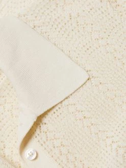 Nili Lotan Kenza Pointelle Knit Polo Top 15 Nili Lotan Kenza Pointelle Knit Polo Top -Nili Lotan And Workman Publishing Sales unnamed file 20