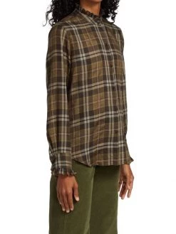 Nili Lotan Lydia Plaid Cotton Shirt 12 Nili Lotan Lydia Plaid Cotton Shirt -Nili Lotan And Workman Publishing Sales unnamed file 216