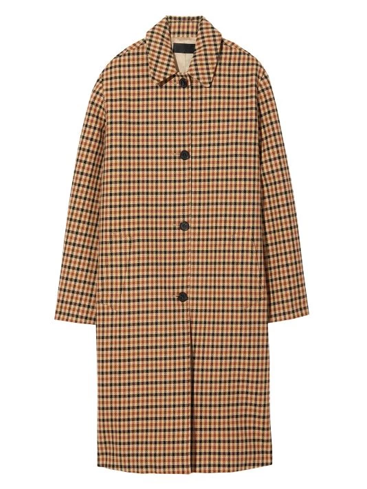 Nili Lotan Watson Checked Single-Breaste Coat 3 Nili Lotan Watson Checked Single-Breaste Coat
