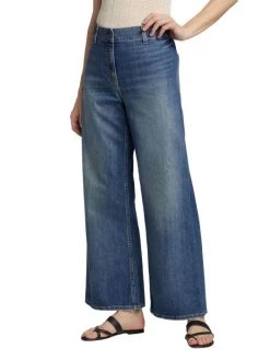Nili Lotan Megan High-Rise Stretch Wide-Leg Jeans 12 Nili Lotan Megan High-Rise Stretch Wide-Leg Jeans -Nili Lotan And Workman Publishing Sales unnamed file 224