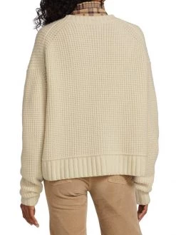 Nili Lotan Felip Waffle-Knit Cashmere Sweater -Nili Lotan And Workman Publishing Sales unnamed file 25