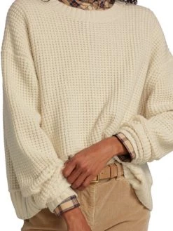 Nili Lotan Felip Waffle-Knit Cashmere Sweater -Nili Lotan And Workman Publishing Sales unnamed file 26