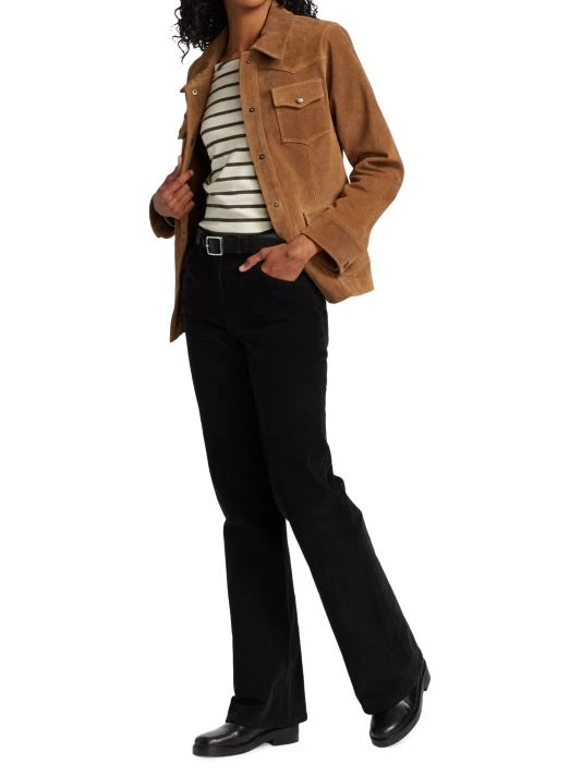 Nili Lotan Justine Suede Western Jacket 4 Nili Lotan Justine Suede Western Jacket - Image 2