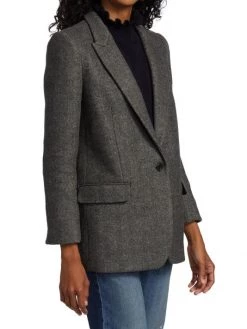 Nili Lotan Diane Single-Breasted Herringbone Blazer 12 Nili Lotan Diane Single-Breasted Herringbone Blazer -Nili Lotan And Workman Publishing Sales unnamed file 350