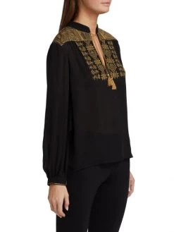 Nili Lotan Renee Embroidered Silk Top 10 Nili Lotan Renee Embroidered Silk Top -Nili Lotan And Workman Publishing Sales unnamed file 363