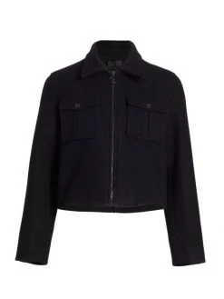 Nili Lotan Babine Military Cropped Jacket