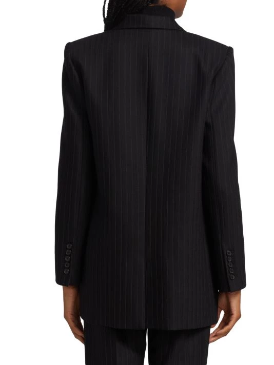 Nili Lotan Diane Single-Breasted Pinstriped Blazer 6 Nili Lotan Diane Single-Breasted Pinstriped Blazer - Image 5