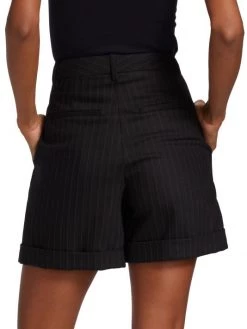 Nili Lotan Angeline Pleated Pinstriped Shorts -Nili Lotan And Workman Publishing Sales unnamed file 425