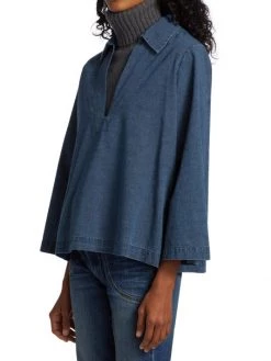 Nili Lotan Paulette Vintage Chambray Shirt 12 Nili Lotan Paulette Vintage Chambray Shirt -Nili Lotan And Workman Publishing Sales unnamed file 438