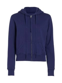 Nili Lotan Callie Zip-Front Hoodie Washed Black -Nili Lotan And Workman Publishing Sales unnamed file 449