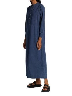 Nili Lotan Jasper Chambray Maxi Dress -Nili Lotan And Workman Publishing Sales unnamed file 467