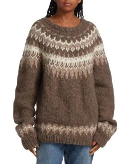 Nili Lotan Alyssa Fair-Isle Knit Sweater -Nili Lotan And Workman Publishing Sales unnamed file 476