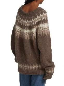 Nili Lotan Alyssa Fair-Isle Knit Sweater -Nili Lotan And Workman Publishing Sales unnamed file 478