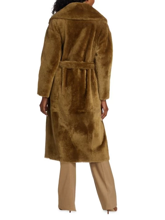 Nili Lotan Avril Shearling Wrap Coat 7 Nili Lotan Avril Shearling Wrap Coat - Image 5
