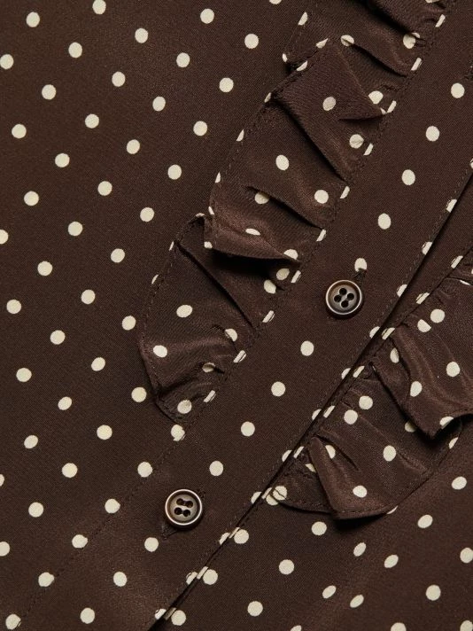 Nili Lotan Sasha Belted Polka-Dot Shirtdress 9 Nili Lotan Sasha Belted Polka-Dot Shirtdress - Image 7