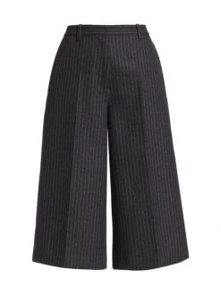 Nili Lotan Ilford Pinstriped Gaucho Pants