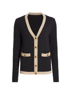 Nili Lotan Kirsten Cable Cardigan