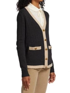 Nili Lotan Kirsten Cable Cardigan -Nili Lotan And Workman Publishing Sales unnamed file 506