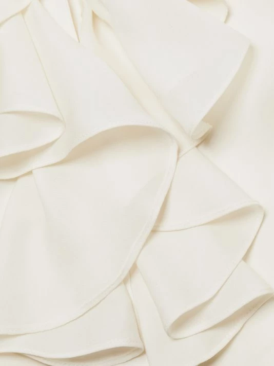 Nili Lotan Lily Ruffle-Embellished Silk Blouse 9 Nili Lotan Lily Ruffle-Embellished Silk Blouse - Image 7