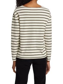 Nili Lotan Arlette Striped Cotton T-Shirt -Nili Lotan And Workman Publishing Sales unnamed file 548