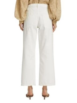 Nili Lotan Violette High-Rise Distressed Wide-Leg Jeans 13 Nili Lotan Violette High-Rise Distressed Wide-Leg Jeans -Nili Lotan And Workman Publishing Sales unnamed file 555