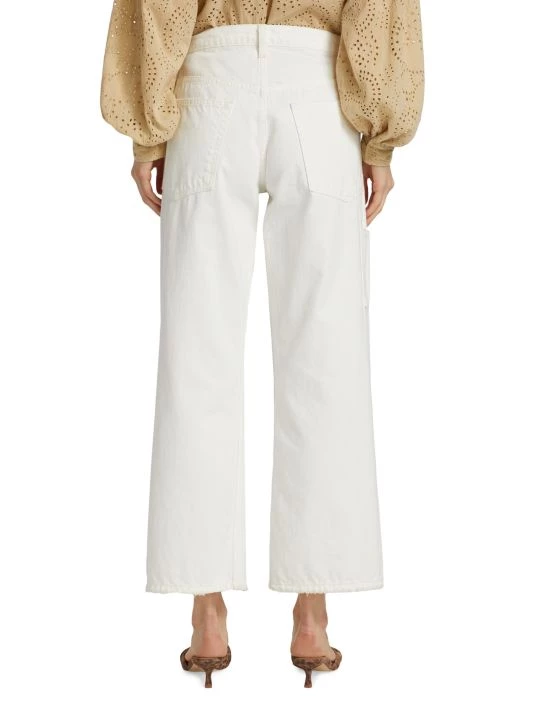 Nili Lotan Violette High-Rise Distressed Wide-Leg Jeans 7 Nili Lotan Violette High-Rise Distressed Wide-Leg Jeans - Image 5