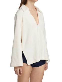 Nili Lotan Paulette Cotton Terry Shirt 12 Nili Lotan Paulette Cotton Terry Shirt -Nili Lotan And Workman Publishing Sales unnamed file 597