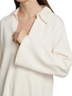 Nili Lotan Paulette Cotton Terry Shirt 14 Nili Lotan Paulette Cotton Terry Shirt -Nili Lotan And Workman Publishing Sales unnamed file 599