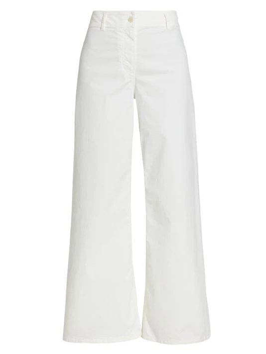 Nili Lotan Megan Brushed Stretch Twill Wide-Leg Pants 3 Nili Lotan Megan Brushed Stretch Twill Wide-Leg Pants