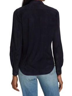 Nili Lotan Ava Suede Shirt -Nili Lotan And Workman Publishing Sales unnamed file 612