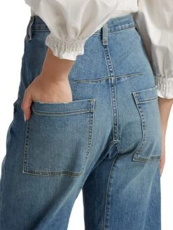 Nili Lotan Emerson Mid-Rise Straight-Leg Jeans -Nili Lotan And Workman Publishing Sales unnamed file 628