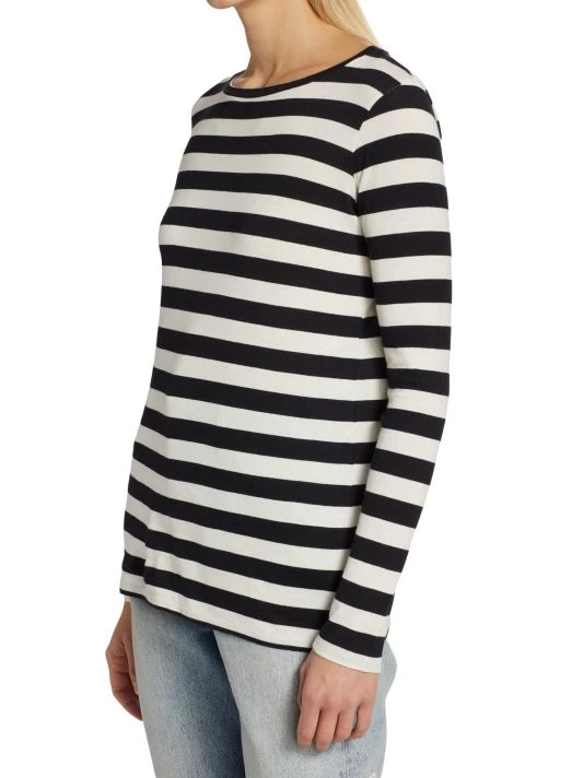 Nili Lotan Striped Long Sleeve Top 5 Nili Lotan Striped Long Sleeve Top - Image 3